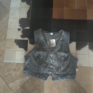 Forever 21 denim vest size 2x new